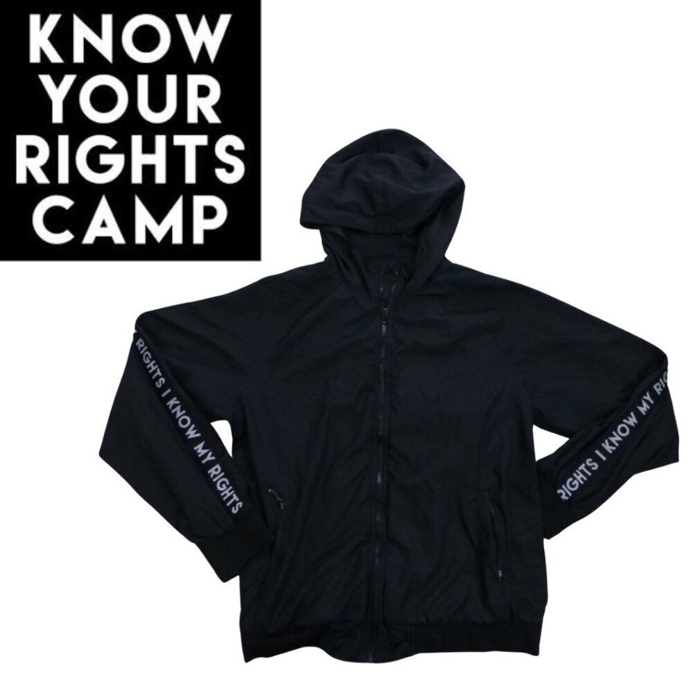 Know Your Rights Camp Jacket (has a hole on the side)